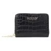 Billig 🧨 Kazar Damen Geldbörse - Black 👏
