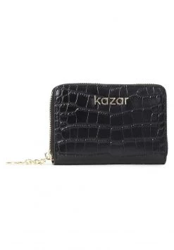 Billig 🧨 Kazar Damen Geldbörse - Black 👏