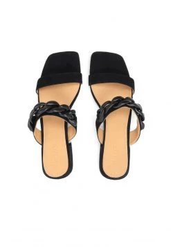 Brandneu ✔️ Kazar Damen GAIA - Pantolette Flach - Black ⌛ -Kazar Verkaufsgeschäft 137d501102e34472affe48270d92e703