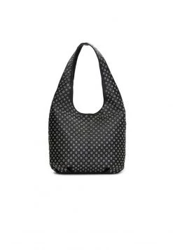 Coupon 🛒 Kazar Damen FEBBY HOBO OZDOBIONA METALOWYMI NITAMI - Handtasche - Black 😍