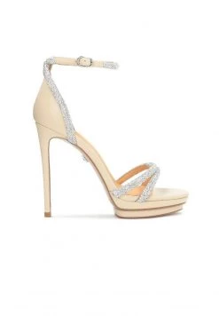 Am billigsten 💯 Kazar Damen High Heel 🩴 Sandalette - Beige 😍