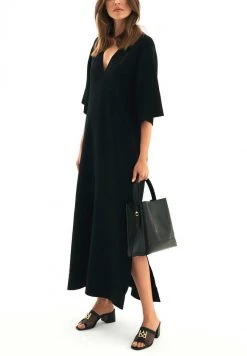 Billig ✨ Kazar Damen SAGE - Pantolette Hoch - Black 😉