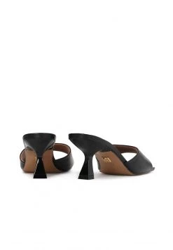 Auslauf 💯 Kazar Damen ELVIRE - Pantolette Hoch - Black 😉 -Kazar Verkaufsgeschäft 1cf401ed3e7c4d609296ceab789c683c