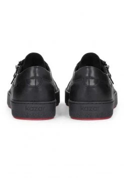 Billig 🌟 Kazar Herren LEONID - 👟 Sneaker Low - Metallic Black 🥰 -Kazar Verkaufsgeschäft 1dc5a9907fe041a69cac5767c35c056a