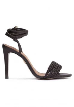 Billig 🎁 Kazar Damen MEGAN - High Heel 🩴 Sandalette - Dark Brown 👏