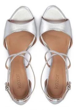 Billig 🔔 Kazar Damen TERRY - Riemensandalette - Silver 👏 -Kazar Verkaufsgeschäft 2305e54ac1f741f8ae3d004fd06ab576