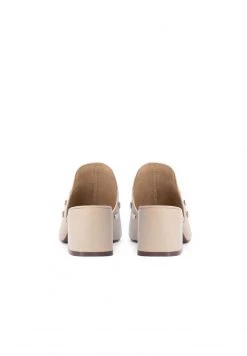 Aktion ⭐ Kazar Damen SAGE - COMFORTABLE WITH RIVE - Pantolette Hoch - Beige 🧨 -Kazar Verkaufsgeschäft 246e1cb0cc1a450993a1beb071cec836