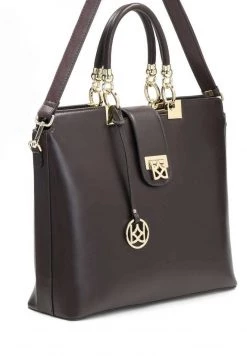 Billig 🔔 Kazar Damen MEGAN - Shopping Bag - Dark Brown 🥰 -Kazar Verkaufsgeschäft 24b93fe65c6b437285df813e0650bd19