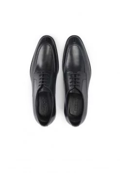 Aktion 🛒 Kazar Herren KEPLER - MEN’S LEATHER DERBY 👞 SHOES WITH A THREAD ON THE TOE - Business-Schnürer - Black ✨ -Kazar Verkaufsgeschäft 284f38cc19194a02b22e1c3435671862