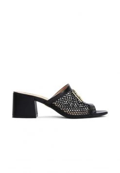 Billig ✨ Kazar Damen SAGE - Pantolette Hoch - Black 😉 -Kazar Verkaufsgeschäft 2944d497329040f6890dcdf4fc94e1e9