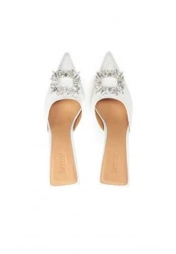 Coupon 😍 Kazar Damen CAITLIN - Pantolette Hoch - White 🧨 -Kazar Verkaufsgeschäft 2bc59681d1bf4ce695c644cc6968083c