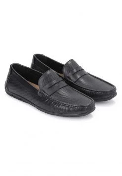 Am billigsten 👍 Kazar KRAMER - Mokassin - Black | Herren 😀