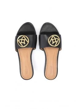 Bestes Angebot 🔔 Kazar MATILDA - Pantolette Flach - Black | Damen ⭐ -Kazar Verkaufsgeschäft 2e26a7e3e863476790ed62fa2ff03ed7