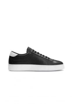 Bester Verkauf 🔔 Kazar GEERT - BREATHABLE BLACK AND WHITE GRAIN LEATHER - 👟 Sneaker Low - Black | Herren 🎁