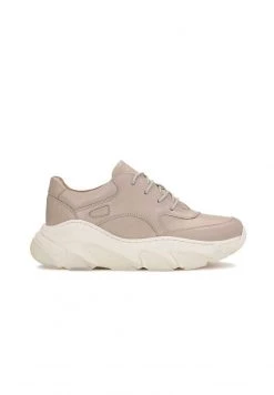 Bestpreis 😀 Kazar Damen YUZU - 👟 Sneaker Low - Taupe 🧨