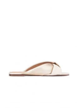 Schlussverkauf 👍 Kazar Damen ASTRA LUXURIOUS ON A FLAT SOLE - Pantolette Flach - White 🔥 -Kazar Verkaufsgeschäft 36e00aa97257458e9378c5280fdcc888