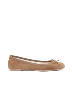 Billig 🔥 Kazar Damen ZŁOTE - Klassischer Ballerina - Light Brown 🎁