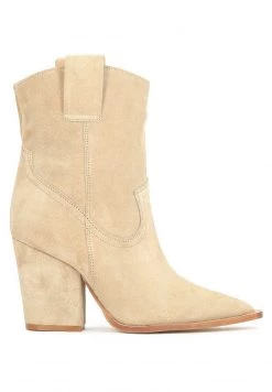 Am billigsten ✨ Kazar Damen High Heel Stiefelette - Beige 😀