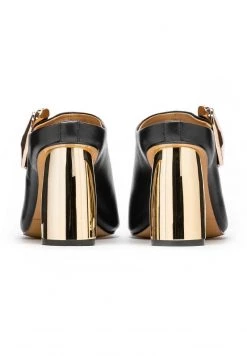 Auslauf ⌛ Kazar Damen VICKY - Pantolette Hoch - Black 😀 -Kazar Verkaufsgeschäft 3fdd45edb79842d289f3af19aedf28f2