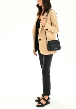 Neu ⭐ Kazar BILLIE - SMALL LEATHER ON A STRAP - Umhängetasche - Black | Damen 🌟