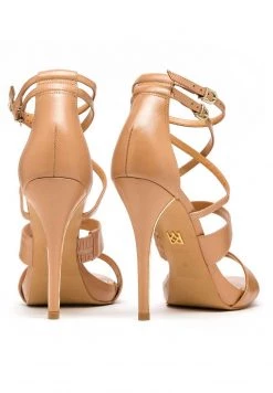 Schlussverkauf 👍 Kazar Damen High Heel 🩴 Sandalette - Beige 🔥 -Kazar Verkaufsgeschäft 42fe12132bad4fa594125422f434af01