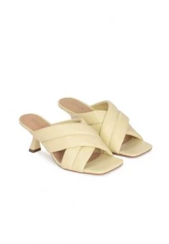 Am billigsten ⭐ Kazar Damen ELVIRE - Pantolette Hoch - Yellow ⌛ -Kazar Verkaufsgeschäft 484f7287a82f488c9d095e7a0cc6c154