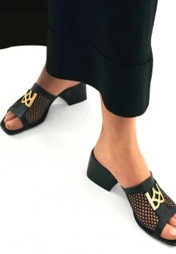 Billig ✨ Kazar Damen SAGE - Pantolette Hoch - Black 😉 -Kazar Verkaufsgeschäft 485eaf8f8f764314a5f1bdaa7f0c8d80