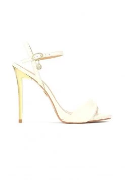 Billig 🎉 Kazar Damen TERRY - High Heel 🩴 Sandalette - White ⌛