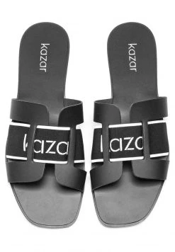 Bestes Angebot ⭐ Kazar Damen TASMANIA - Pantolette Flach - Black 🔔 -Kazar Verkaufsgeschäft 4fa6a7f83abd4c1d9e6d01802f272c01