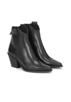 Bestes Angebot 👏 Kazar Damen SIGME - LADIES' BLACK - Cowboy-/Bikerstiefelette - Black ✨ -Kazar Verkaufsgeschäft 4ff31fde2bad469dad3d549190ccfa8a