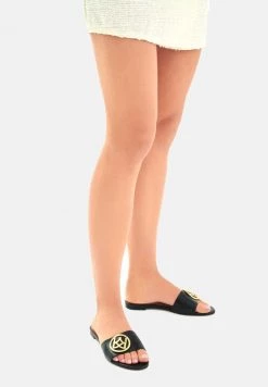 Bestes Angebot 🔔 Kazar MATILDA - Pantolette Flach - Black | Damen ⭐