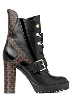 Bestes Angebot 🔔 Kazar Damen KALIOPE - Cowboy-/Bikerstiefelette - Black 😉 -Kazar Verkaufsgeschäft 59a3482a97964cdda3ef8d14e03083cb