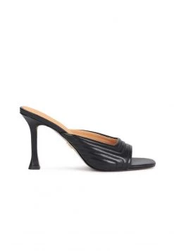 Am billigsten 🌟 Kazar Damen MAUD - Pantolette Hoch - Black ✨