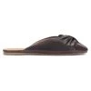 Am billigsten 🥰 Kazar Damen SOHO - Pantolette Flach - Dark Brown 😀