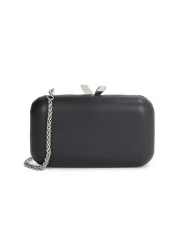 Rabatt 🌟 Kazar FIG - EVENING BOX-TYPE ON A CHAIN - Clutch - Black | Damen 😉