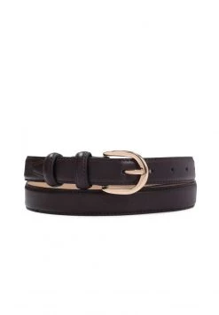 Auslauf 🤩 Kazar Damen GOLDEN BUCKLE - Gürtel - Dark Brown ⭐
