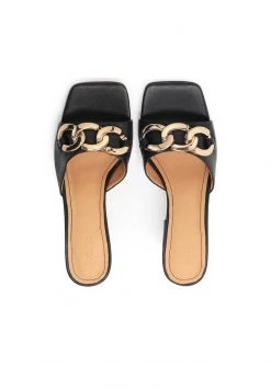 Brandneu 🛒 Kazar Damen HERBY - Pantolette Hoch - Black ❤️ -Kazar Verkaufsgeschäft 8652176cde344719968961bb6bb0665a