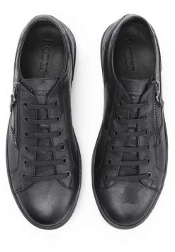 Billig 🌟 Kazar Herren LEONID - 👟 Sneaker Low - Metallic Black 🥰 -Kazar Verkaufsgeschäft 86a6c9d7c2214dc2af37911fb6557476