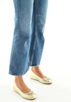 Bester Verkauf 🧨 Kazar Damen NELLA - Klassischer Ballerina - Gold 🌟 -Kazar Verkaufsgeschäft 8be1a590b27349d4b6ea4a9d3b890869