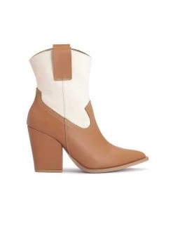 Rabatt 🤩 Kazar Damen GANGES - Cowboy-/Bikerstiefelette - Beige 🥰