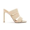 Großhandel 🥰 Kazar Damen CLOTILDE ELEGANT ON A TALL HEEL - Pantolette Hoch - Beige 🔥