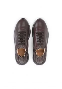 Rabatt 🥰 Kazar Damen ZINNA - WITH AN ELASTIC BAND AROUND T - 👟 Sneaker Low - Dark Brown ✨ -Kazar Verkaufsgeschäft 9da3f8573c294e618ac81adf739c6b55