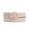 Aktion 😀 Kazar Damen ELEGANT WITH A ROUND BUCKLE - Gürtel - Beige 😀