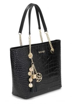 Schlussverkauf ⭐ Kazar Damen JASMINE - Handtasche - Black 👍 -Kazar Verkaufsgeschäft a8e99958d52749769e7a7dd52c6446df
