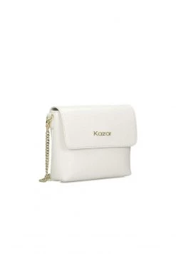 Auslauf 🥰 Kazar Damen GAYA - Umhängetasche - White ⌛ -Kazar Verkaufsgeschäft b222f90f44af43ea88ea47af515e89b5