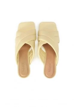 Am billigsten ⭐ Kazar Damen ELVIRE - Pantolette Hoch - Yellow ⌛ -Kazar Verkaufsgeschäft b276bacbc1904e51b4bc064d7bff673d