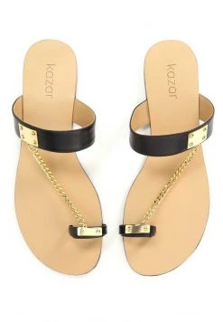 Budget 💯 Kazar Damen PATRICIA - Pantolette Flach - Black 🤩 -Kazar Verkaufsgeschäft b69d8323c1474253ad76b05650937ed9