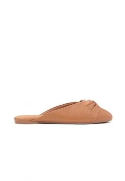 Am billigsten 🛒 Kazar Damen SOHO - Pantolette Flach - Light Brown 🧨