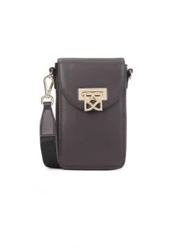 Großhandel ❤️ Kazar Damen Handytasche - Dark Brown 🔥