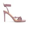 Brandneu 🛒 Kazar ELICIA TIED AROUND THE ANKLE - High Heel 🩴 Sandalette - Purple | Damen 🌟
